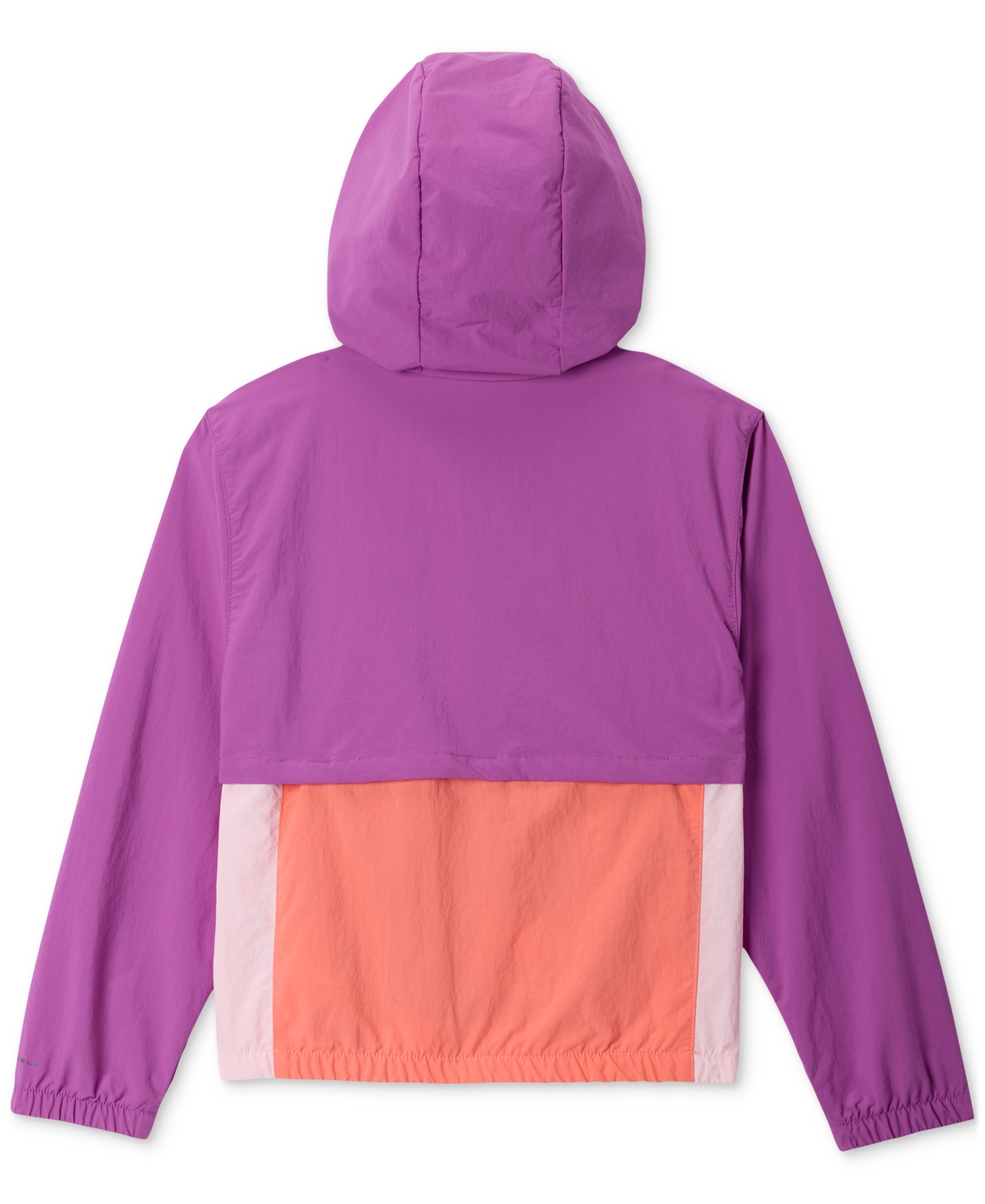 Columbia Big Girls Tabor Trail Windbreaker Jacket In Razzle,sa