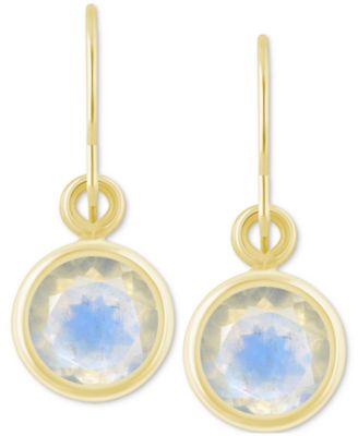 Created Sapphire Oval Stud Earrings (1-1/2 ct. t.w.) in 10k Yellow Gold  (Also in Additional Gemstones)