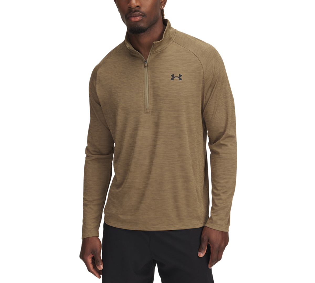 Under Armour Men's Ua Tech Space-dyed 1/2-zip Performance Sweatshirt In 251 Bayou
