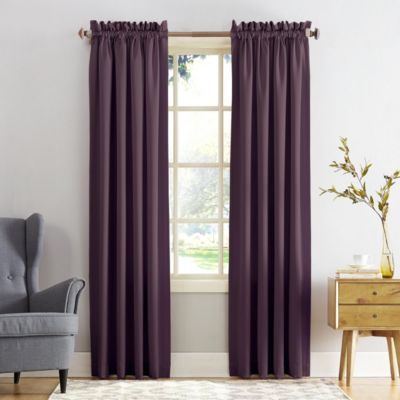 Grant Room Darkening Rod Pocket Curtain Panel, 54" x 95