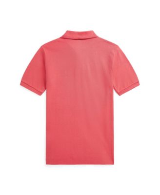 Big Boys Classic Fit Cotton Mesh Polo Shirt