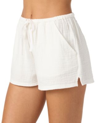 Juniors' Brenda Cotton Gauze Shorts