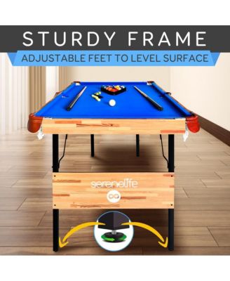 54'' Portable Foldable Pool Table With Accessory Kit