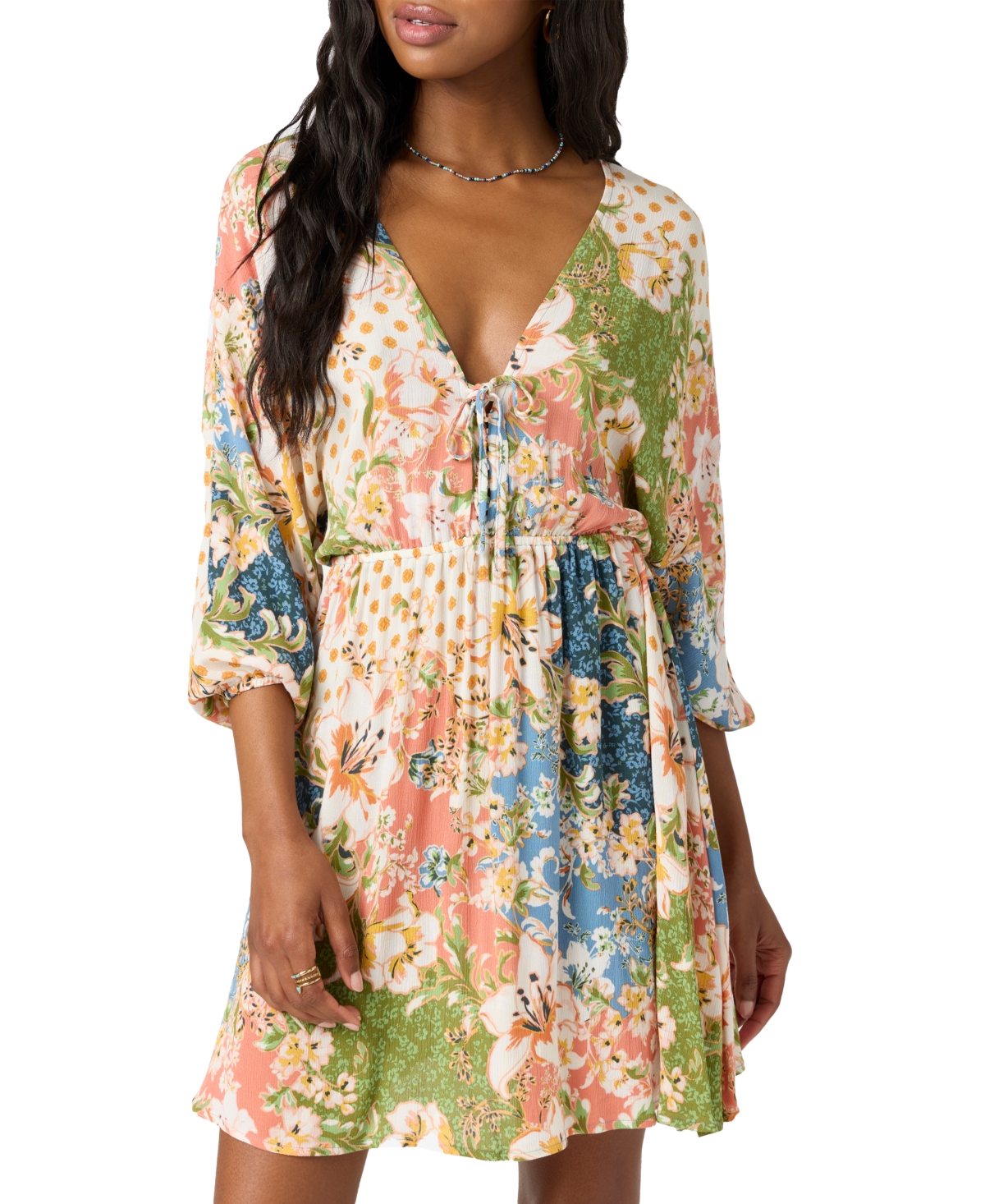 O'neill Juniors' Johanna Mini Dress In Multi Color