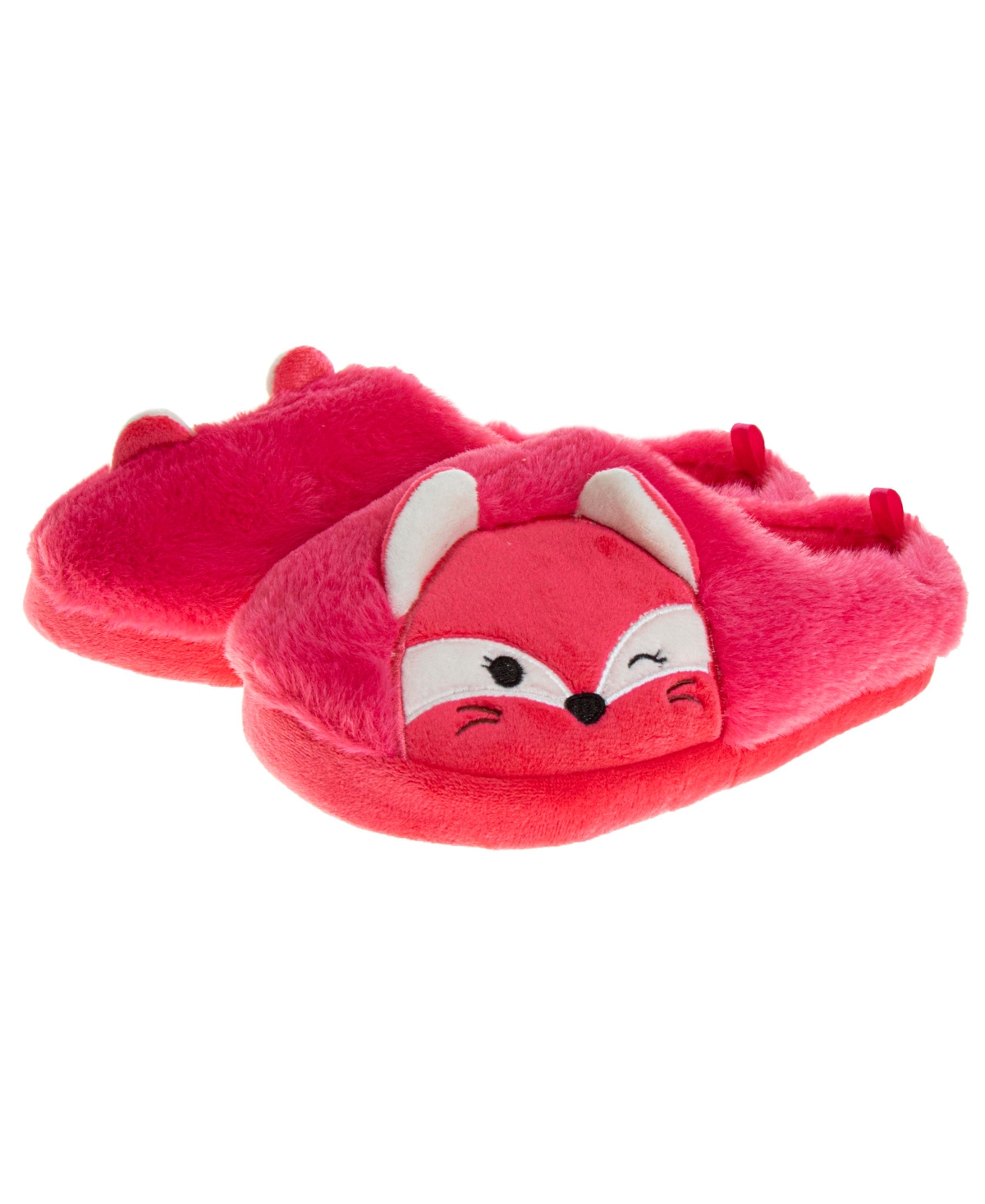 Squishmallows Little And Big Girls Fifi The Fox House Slippers In Pink