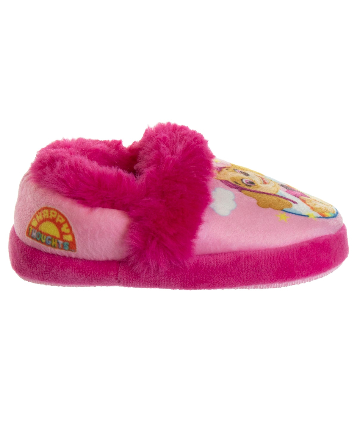 Nickelodeon Toddler Kids Paw Patrol Dual Sizes Slippers In Pink