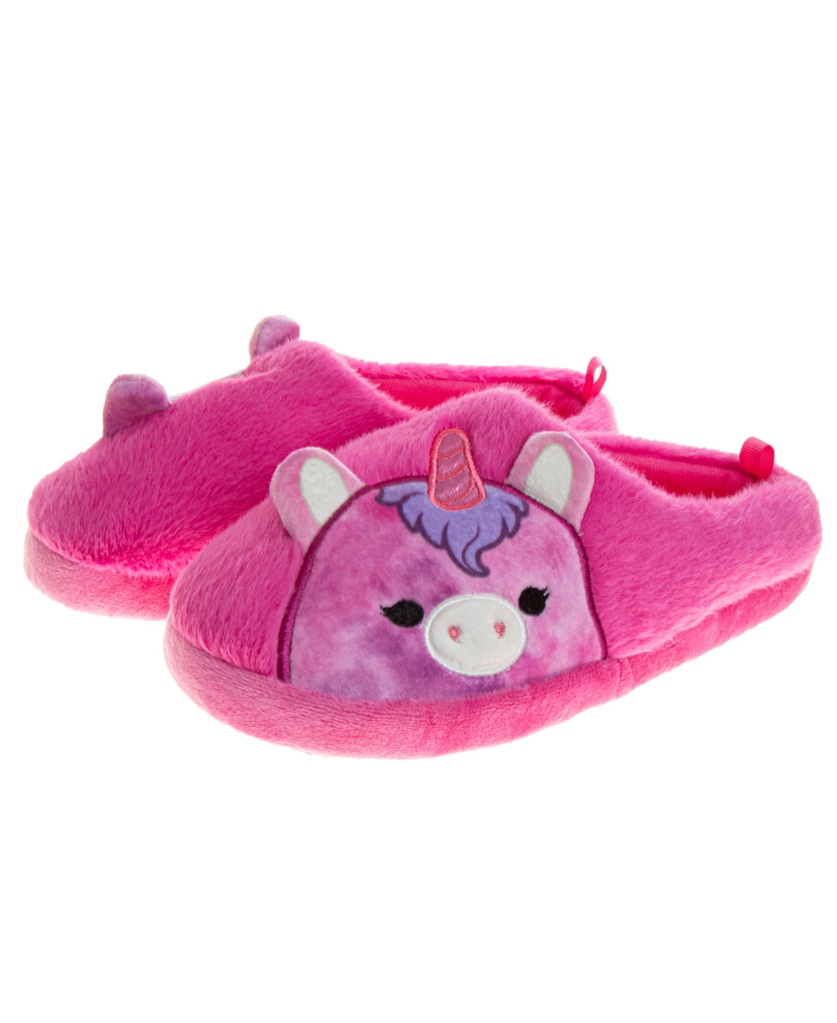 Squishmallows Squishmallow Girls Lola The Unicorn Slippers In Pink