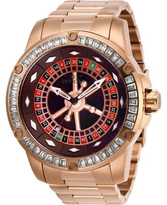 Men's 28714 Specialty Automatic 3 Hand Brown Dial Watch
