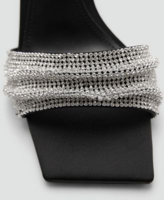 Women's Strass Strap Heeled Sandals