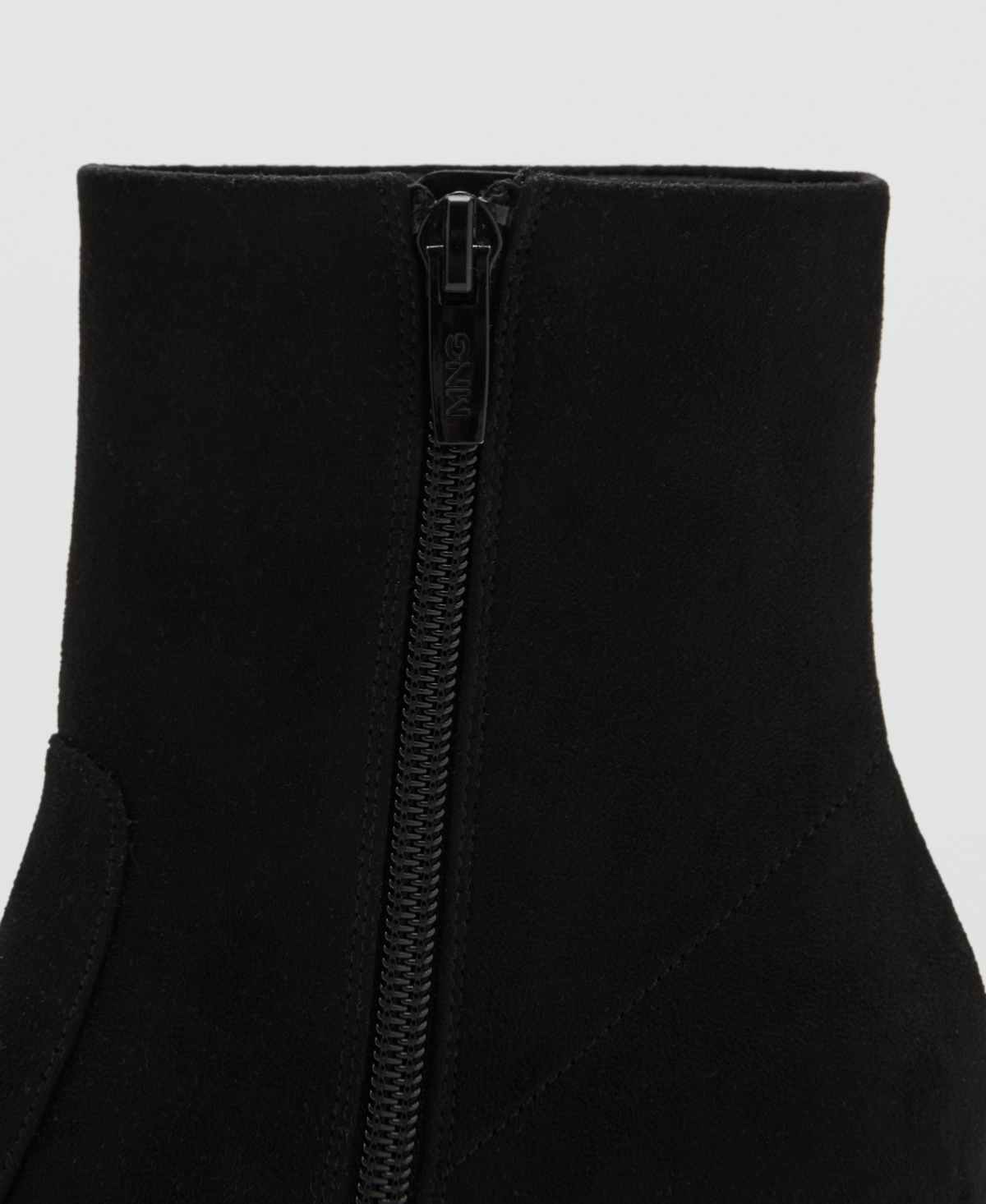 MANGO WOMEN'S SUEDE LEATHER EFFECT ANKLE BOOTS 