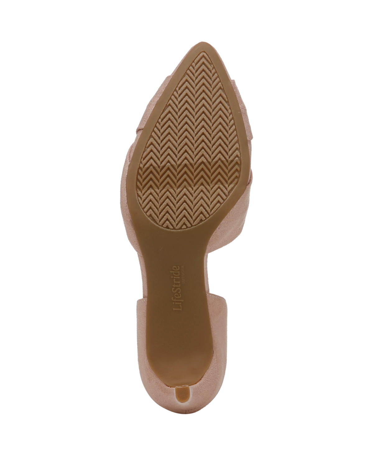 Shop Lifestride Women's Abby Pointed Toe Pumps In True Blush Microsuede