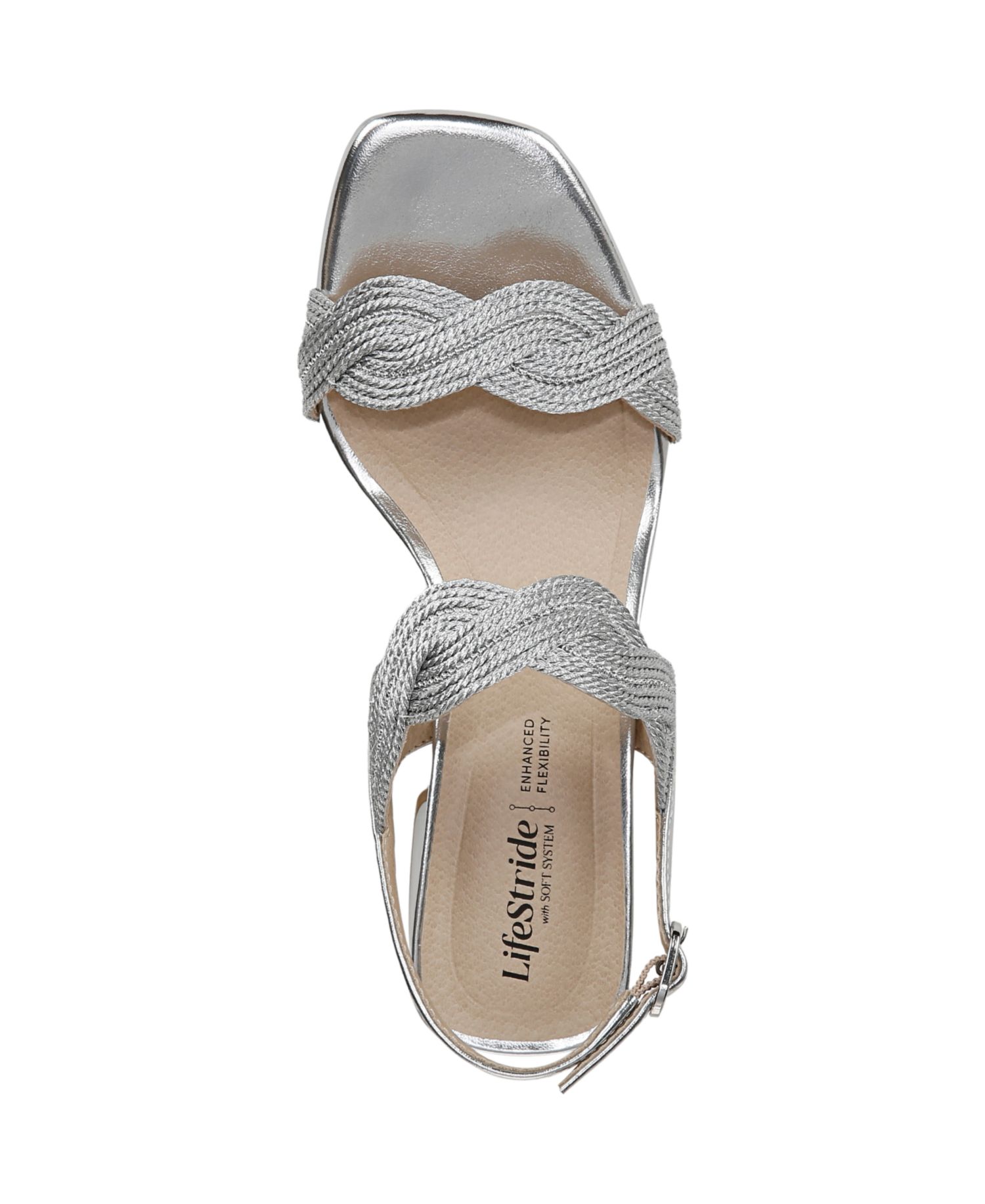 Women's Charnelle Angled Block Heel Square Open Toe Slingback Dress Sandals