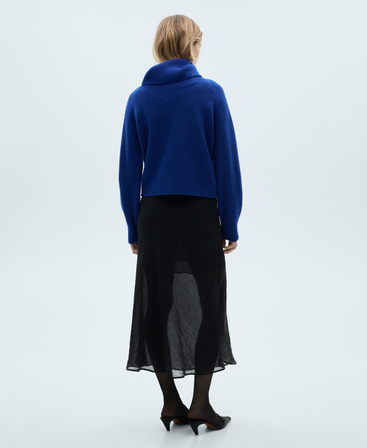 Mango Women's Turtleneck Knitted Sweater