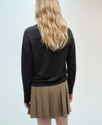 Women's V-Neck Knitted Cardigan