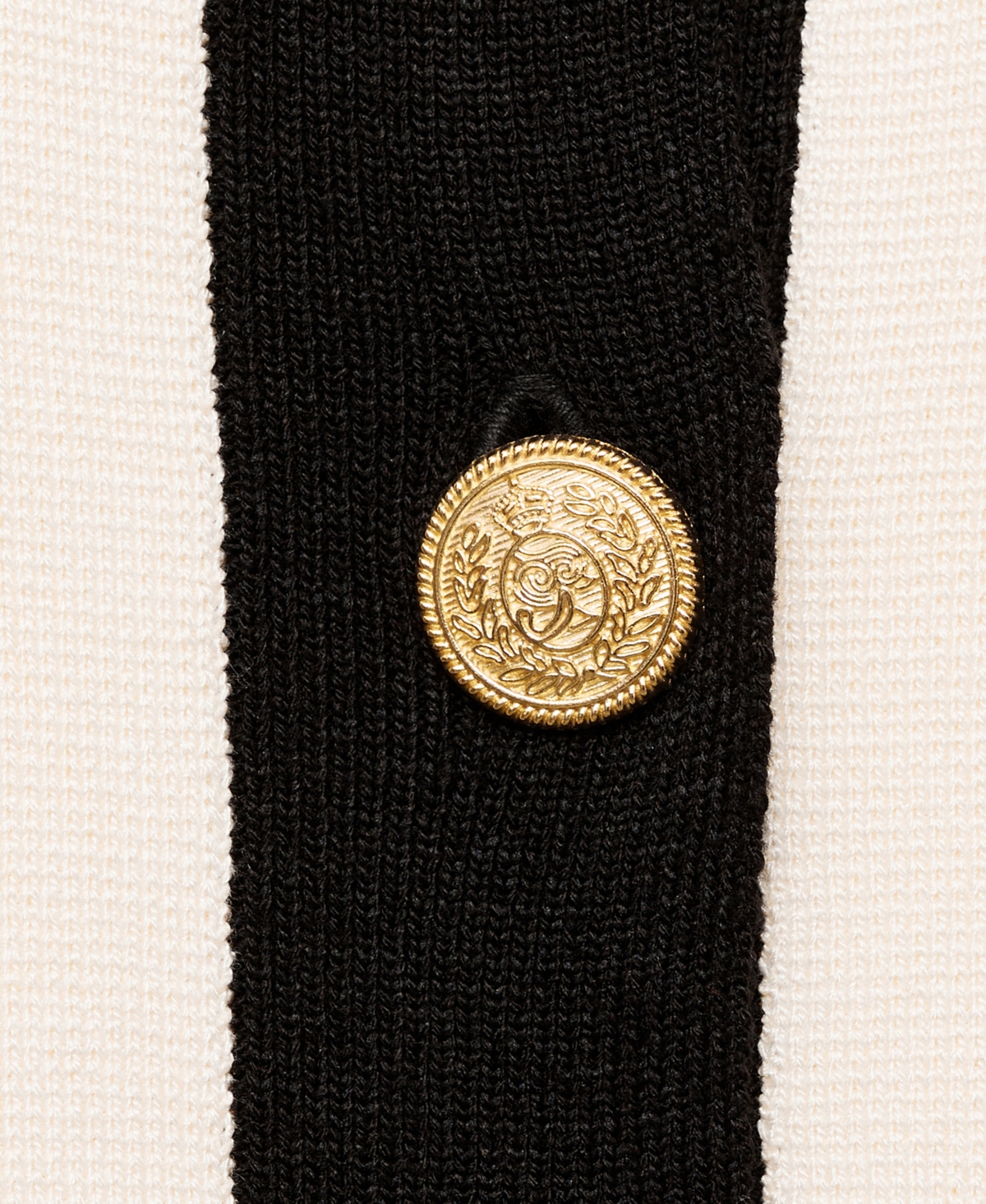 Mango Contrast Trim Short Sleeve Cardigan In Ecru