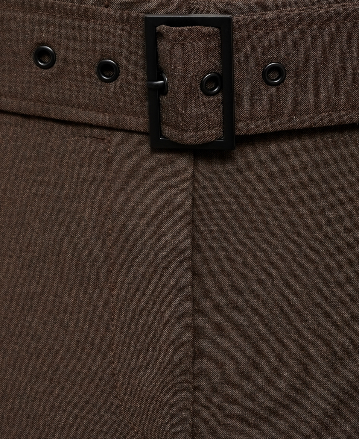 Mango Women's Belt Suit Pants In Brown