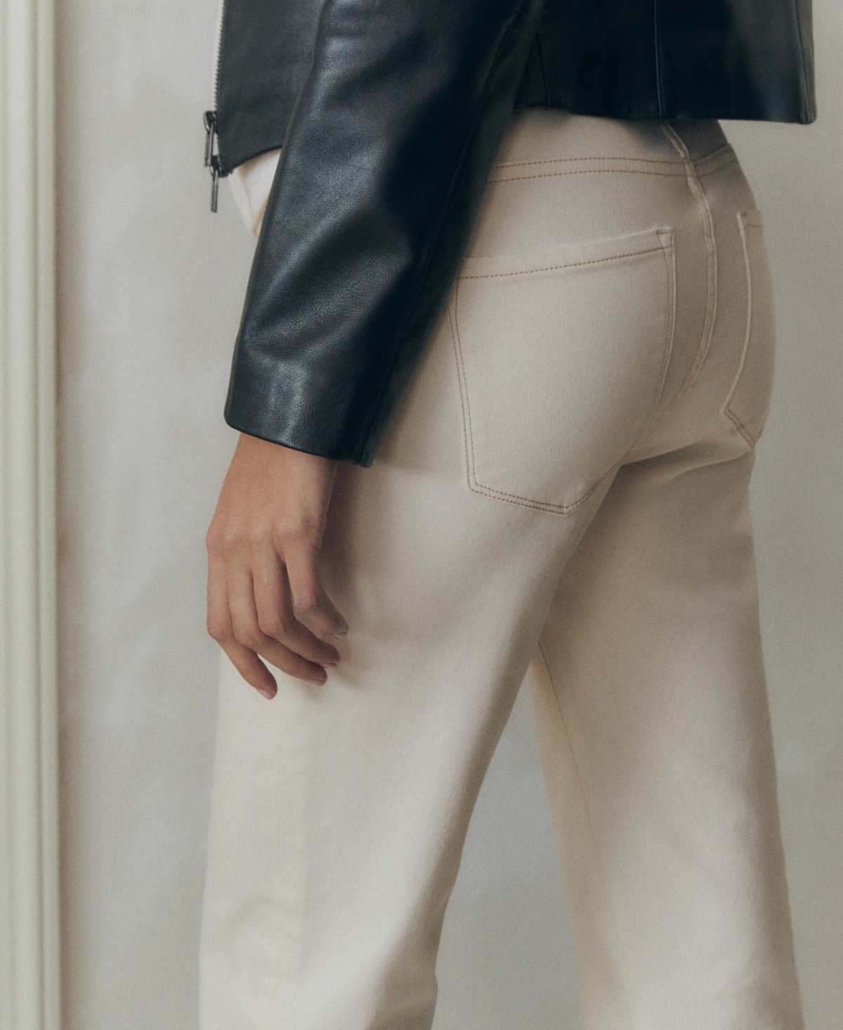 Shop Mango Women's Maternity Flared Jeans In Off White