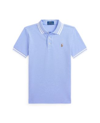 Boys' 2-7 Oxford Mesh Polo Shirt