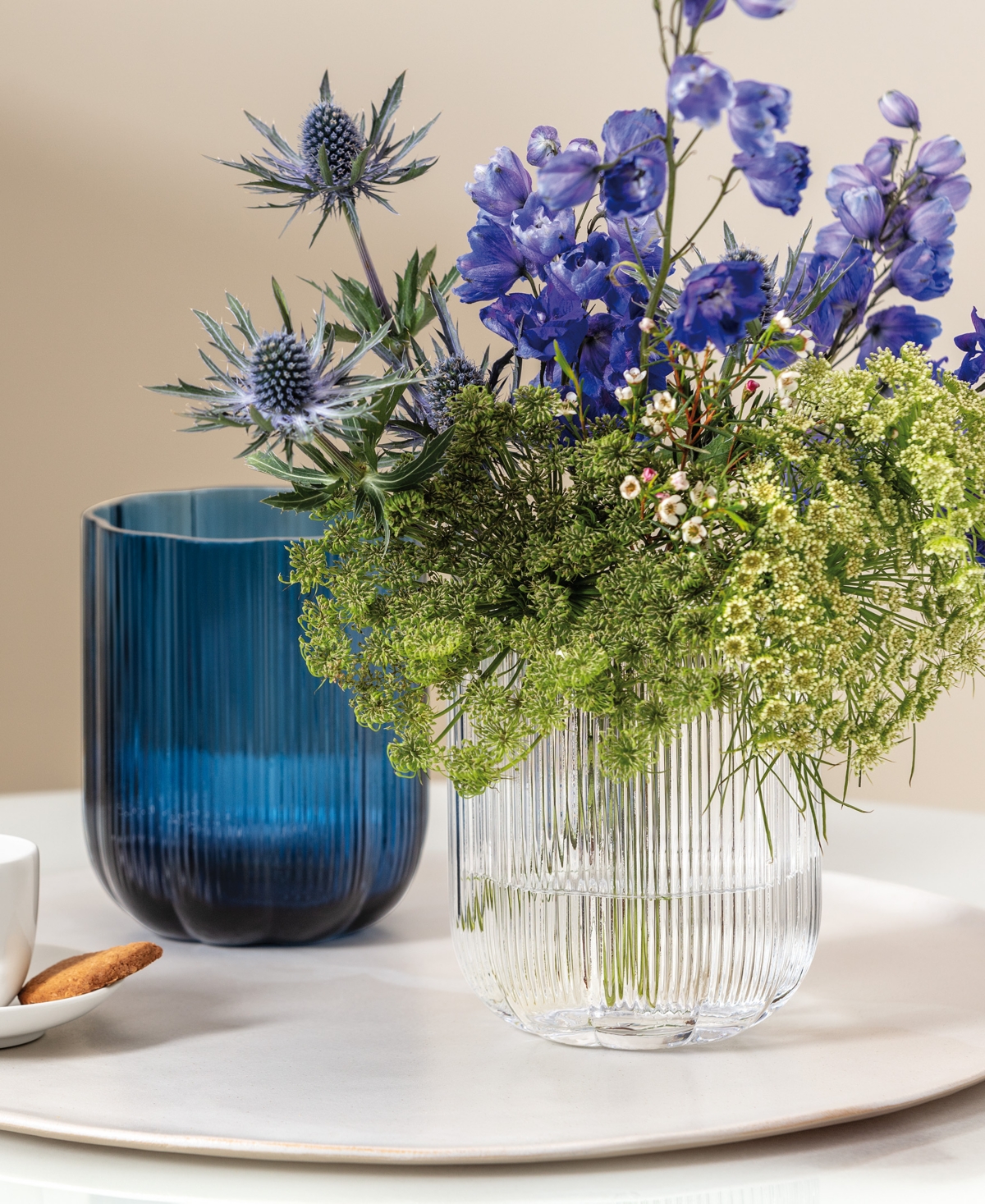 Villeroy & Boch Fleur Small Vase In Blue