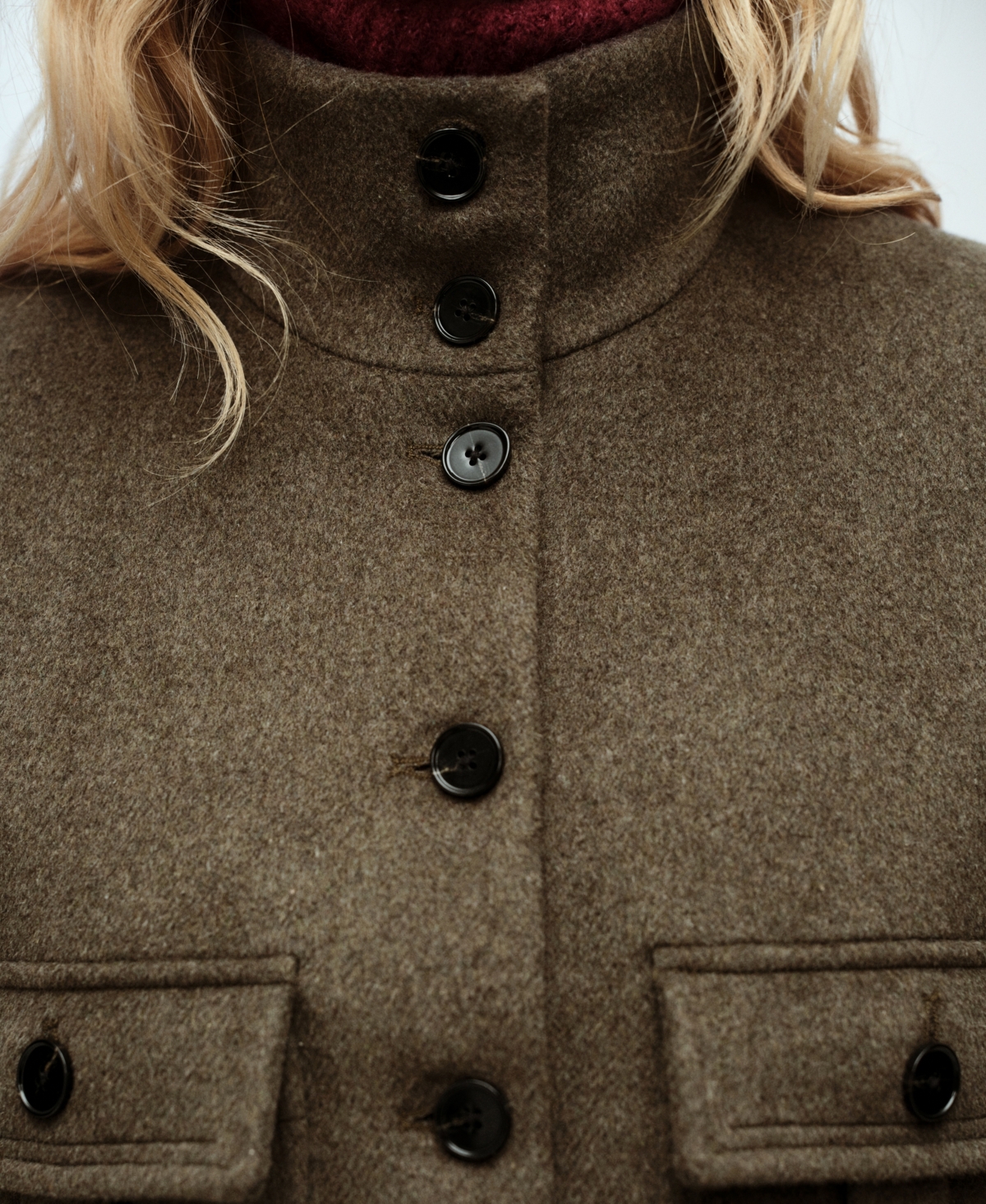 Mango Boxy Crop Jacket In Brown