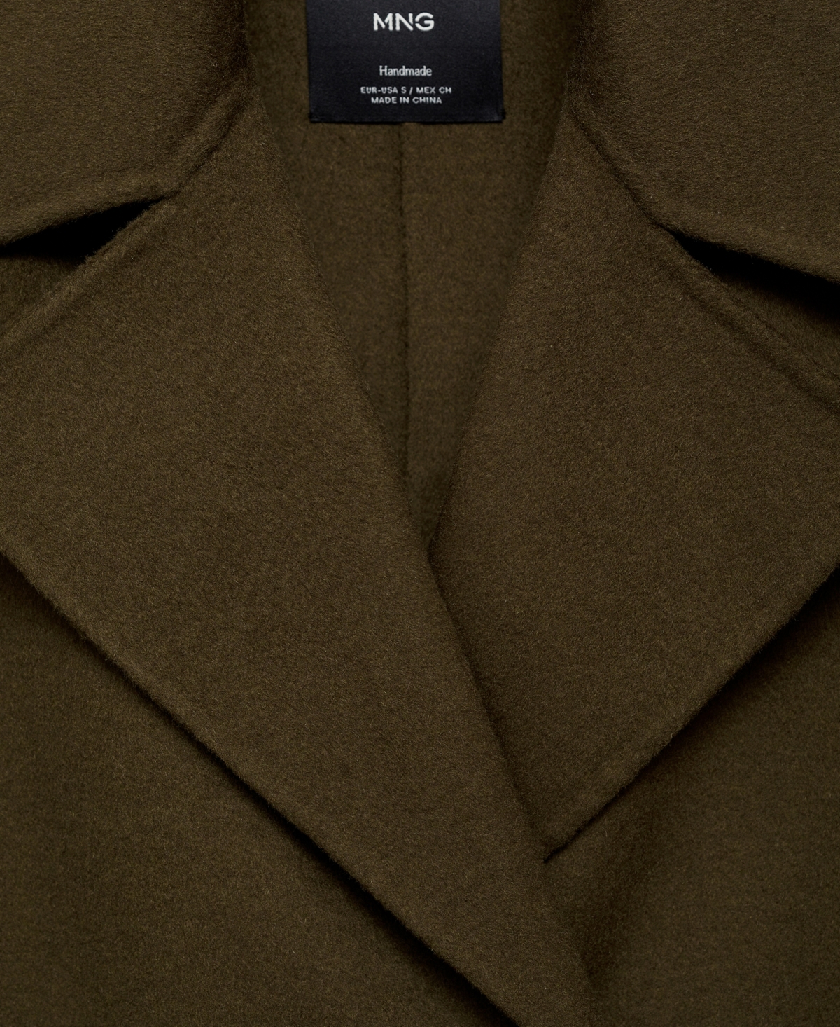 MANGO WOMEN'S BELT HANDMADE COAT