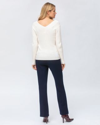 Maternity Straight-textured super stretch Noah Pants