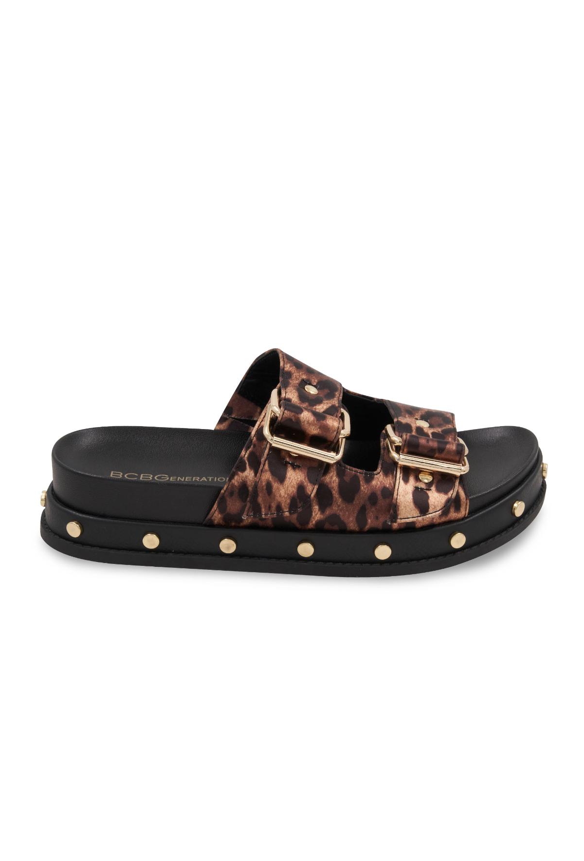 BCBGENERATION WOMEN'S BAMBA FOOTBED SLIP-ON SANDALS 