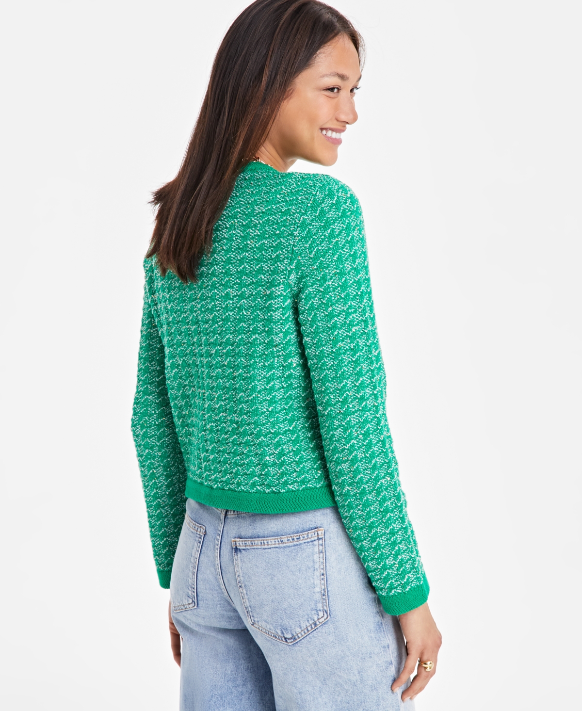 On 34th Women's Lurex Lady Jacket Cardigan, Exclusively at Macy's