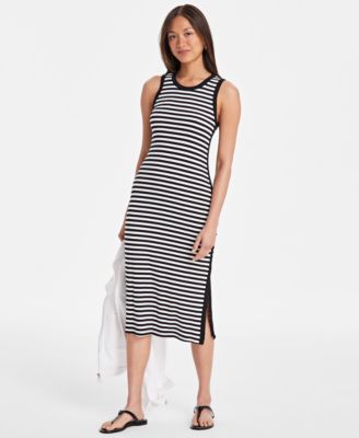 On 34th - Women's Ribbed Knit Midi Dress