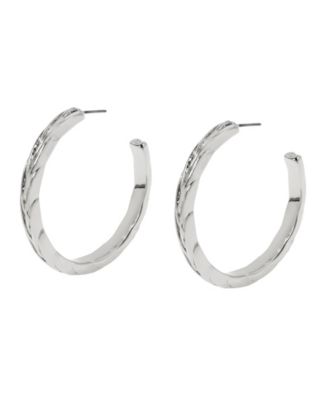 Woven Large Hoop Earrings