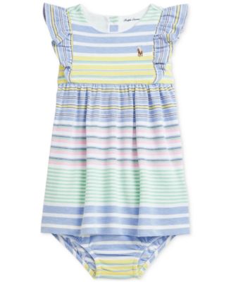 Polo Ralph Lauren - Baby Ruffled Striped Shirtdress