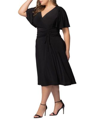Plus Size Jemma Ruched Tie Dress
