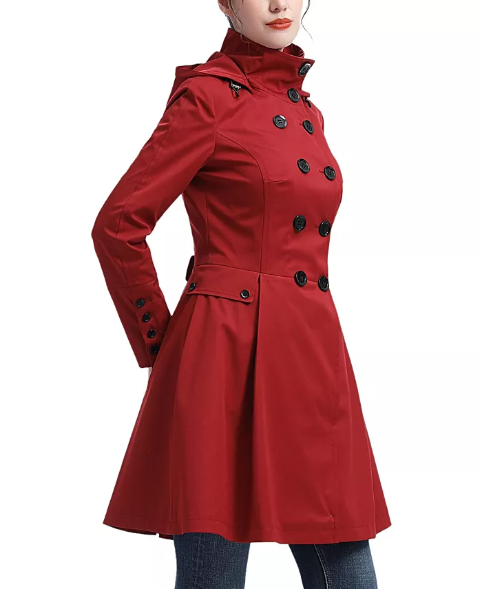 Women's Adele Hooded Trench Coat - thumbnail 3