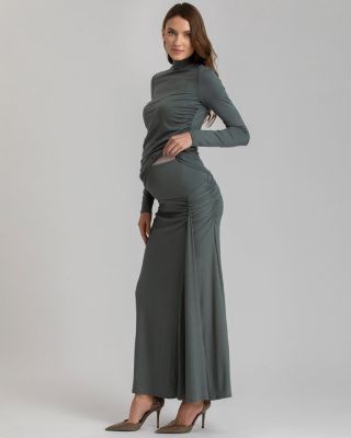 Maternity Ruched Bamboo Jersey Stretch Nike Skirt