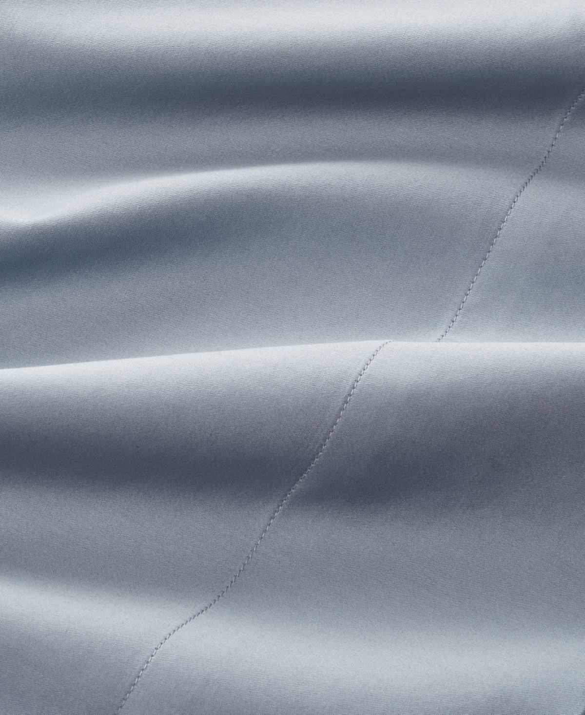 Arch Studio Cotton Sateen 3-pc. Sheet Set, Twin, Exclusively At Macy's In Chambray Blue