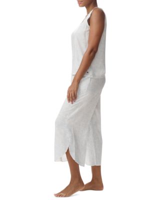 Women's Printed Cropped Pajama Set