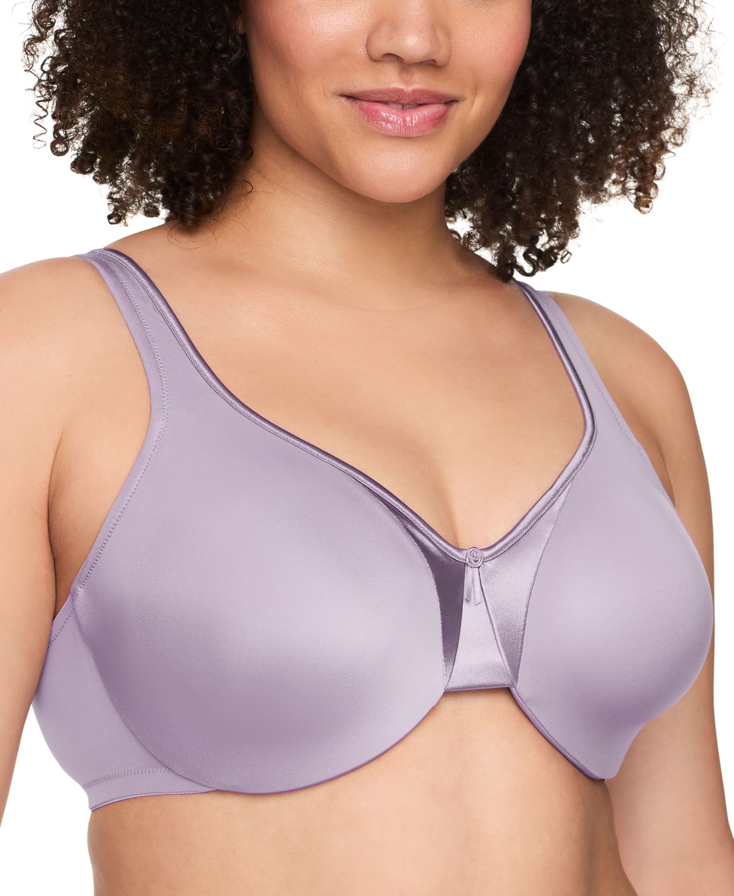 Women's Signature Support Cushioned Underwire for Support and Comfort Underwire Unlined Full-Coverage Bra 35002A