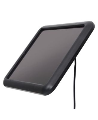 Garden Solar Powered LED Spotlight with Sensor Black