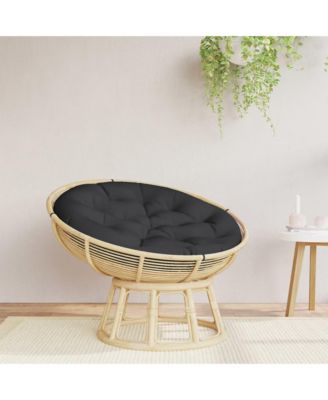 Round Cushion Black   39.4"x4.3" Oxford Fabric