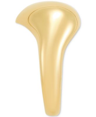 Polished Puffed Large Heart Statement Ring in 10k Gold