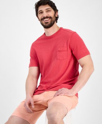Men's Short Sleeve Crewneck Pocket Canal T-Shirt