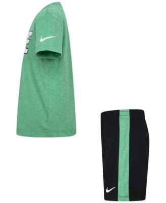 Boys' 4-7 Dri-FIT Dropset T-Shirt and Shorts, 2-Piece Set