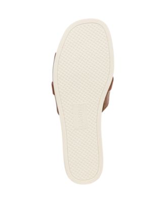 Women's Genevieve Square Open Toe Slide Platform Sandals