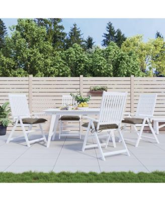 Chair Cushions 4 pcs Taupe 19.7"x19.7"x2.8" Oxford Fabric