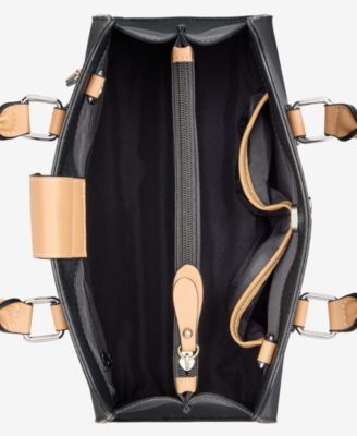 Saffiano Structured Satchel Crossbody, Exclusively at Macy's 