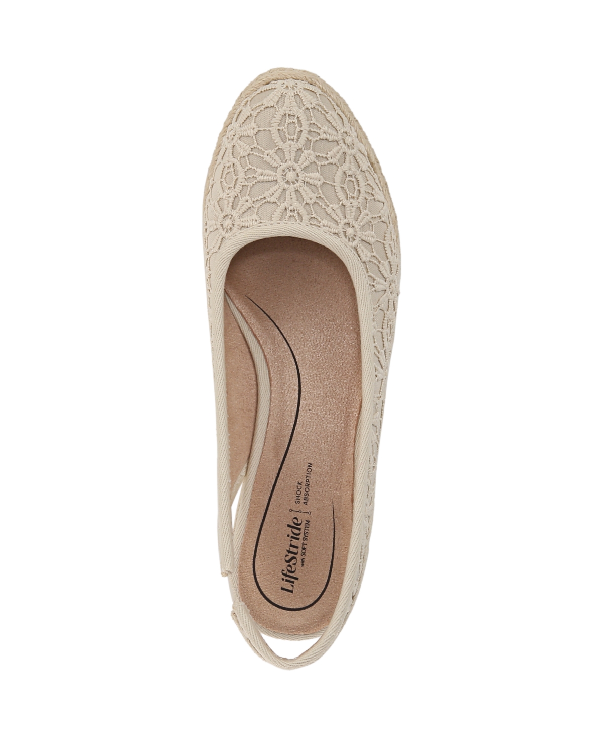 LIFESTRIDE WOMEN'S KAYDEN SLINGBACK WEDGE ESPADRILLES 