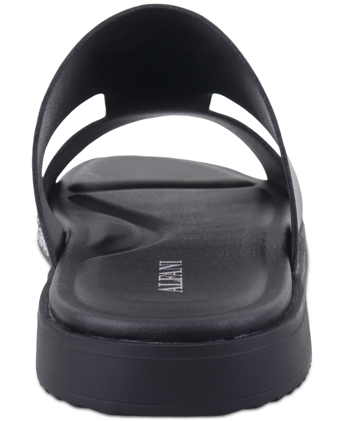 Alfani Men's Edgarr Slide Sandals, Exclusively At Macy's In Black