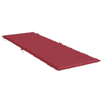Sun Lounger Cushion Wine Red