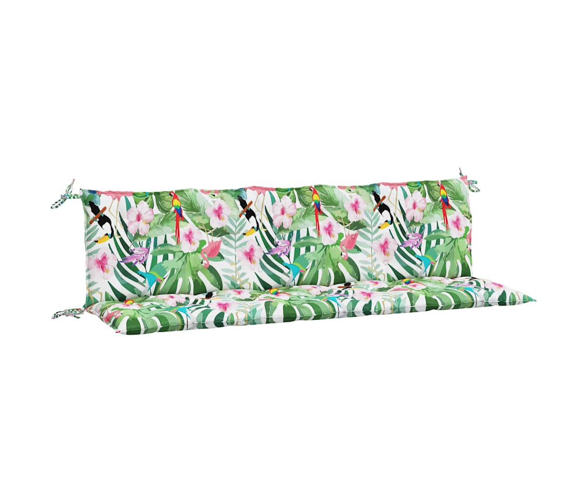 Garden Bench Cushions 2 pcs Multicolor Oxford Fabric - Multicolor