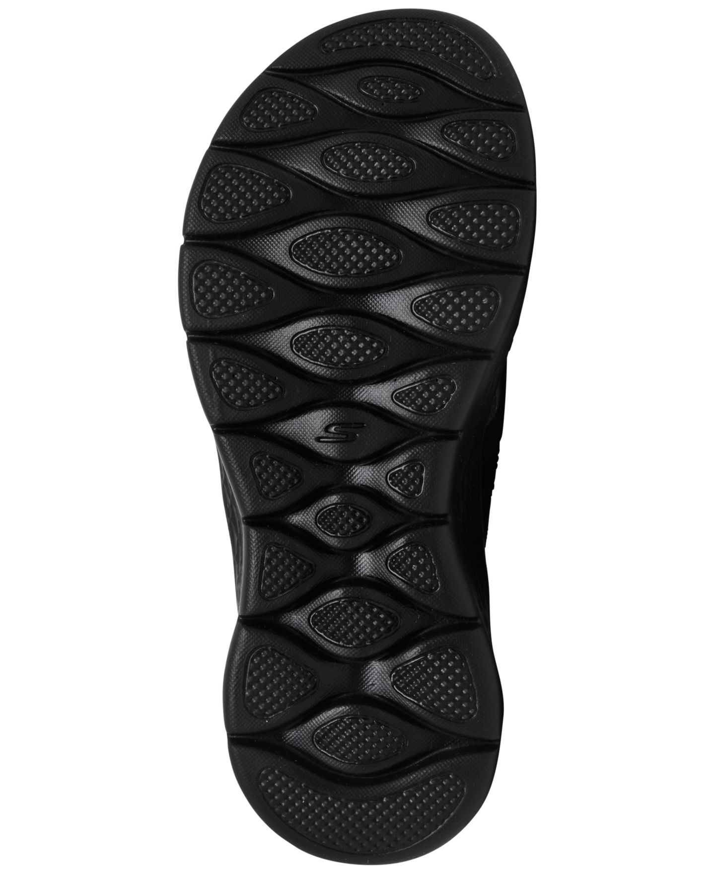 Женские сандалии Skechers Go Walk Flex Flip-Flop Thong, цвет: Чёрный — фото 6